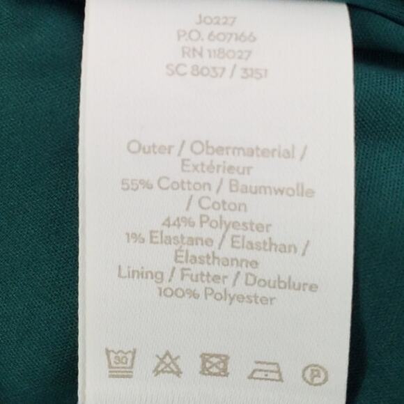 Boden Green Sleeveless Sheath Dress Pink Accent Size 6R - Picture 6 of 7